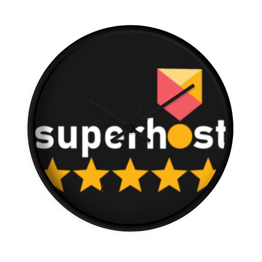 Discover Airbnb Superhost, airbnb travel, proud host, Wall Clocks