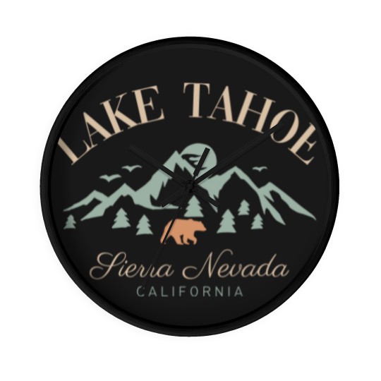 Discover Lake Tahoe Wall Clocks