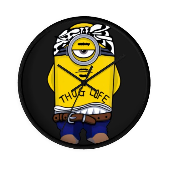 Discover Minion Thug Life - 90s Rap And The Minions - Wall Clocks