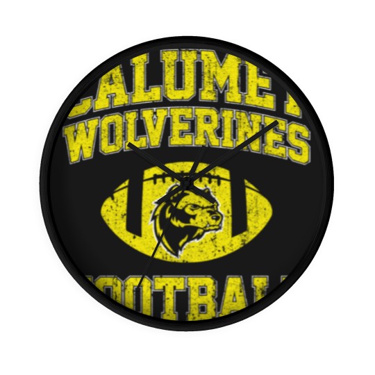 Discover Calumet Wolverines Football - Red Dawn - Wall Clocks
