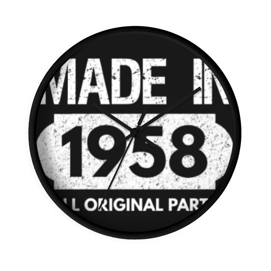 Discover Made In 1958-All Original Parts-60th Bday Wall Clocks