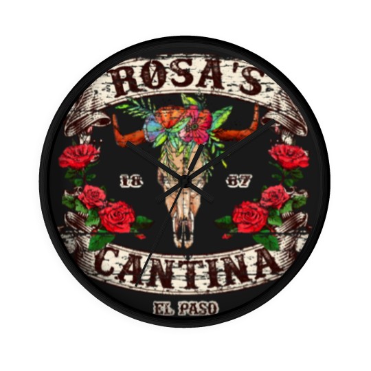 Discover Rosa's Cantina, Not Distressed (design 2 of 2) - El Paso - Wall Clocks