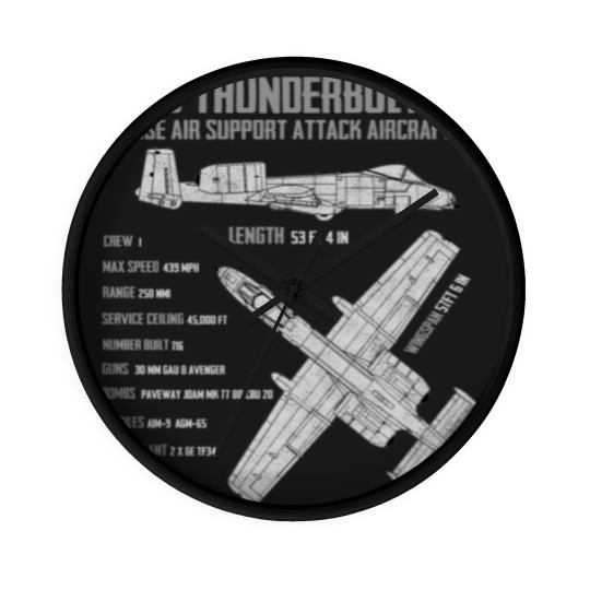 Discover A-10 Thunderbolt - A 10 Warthog - Wall Clocks