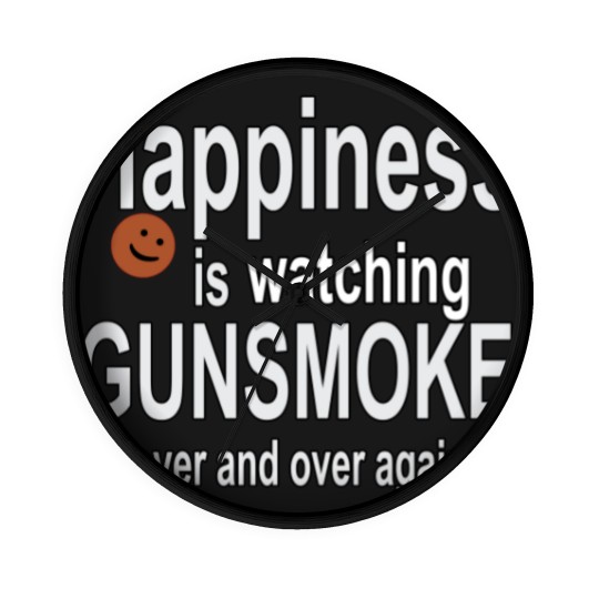 Discover Gunsmoke Dark Wall Clocks