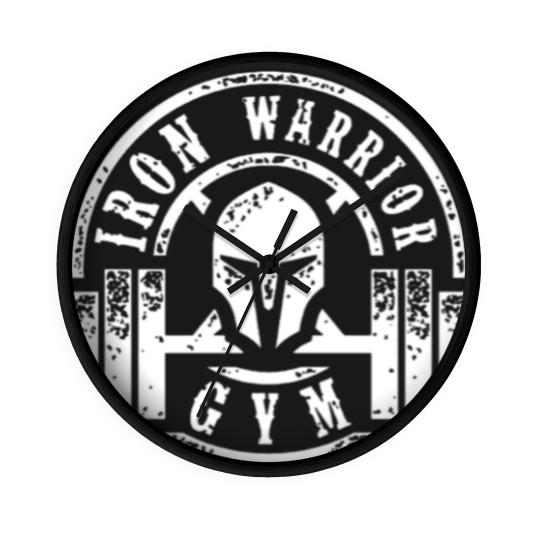 Discover IRON WARRIOR MENS BODYBUILDING GYM MOTIVATION MMA Wall Clocks