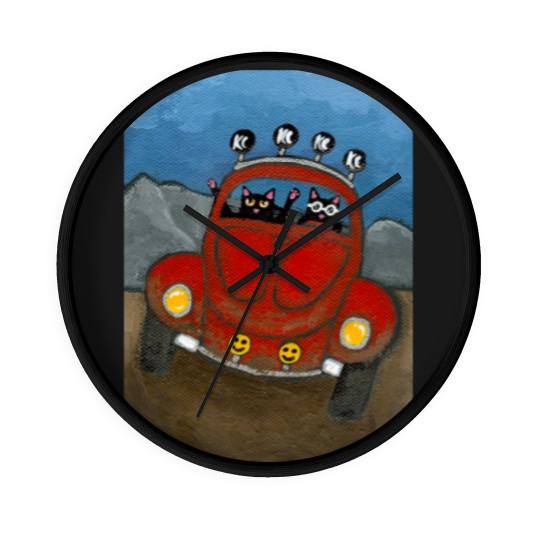 Discover Baja Cats Wall Clocks