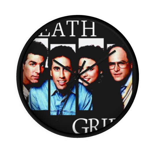 Discover Seinfeld Death Grips Unisex Wall Clocks
