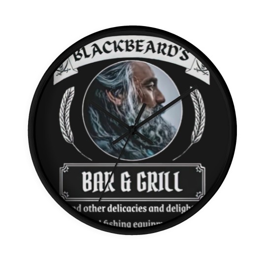 Discover Blackbeard's Bar and Grill Wall Clocks/Our Flag Means Death