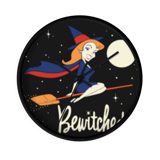 Discover bewitched vintage witchcraft Wall Clocks
