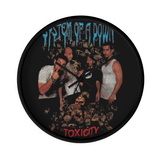 Discover Vintage SYSTEM OF DOWN American Rock Band Toxicity Wall Clocks