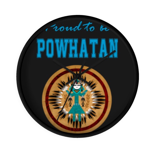 Discover Native American Powhatan Spirit - Powhatan Spirit - Wall Clocks