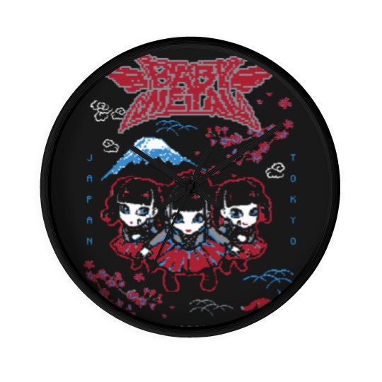 Discover Babymetal Unisex Wall Clocks: Pixel Tokyo