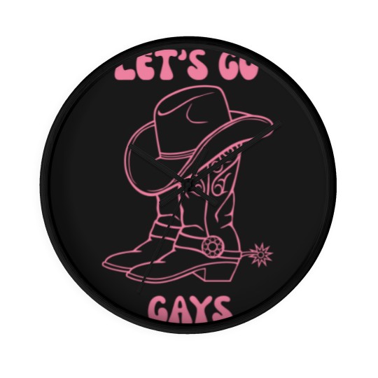 Discover Lets Go Gays Shania Twain Pride Wall Clocks