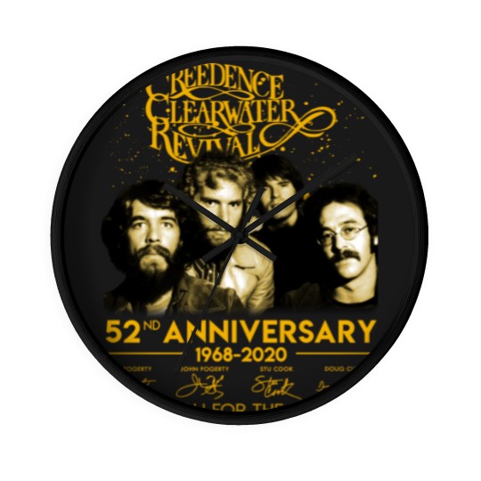 Discover 52 Years Creedence Clearwater Revival Wall Clocks