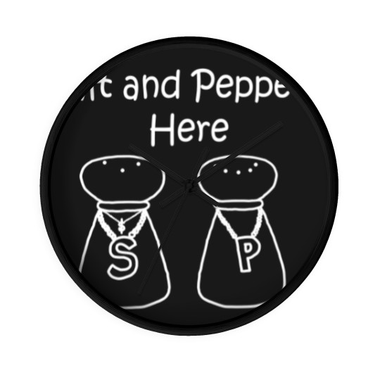 Discover Salt and Pepper's Here White - Nostalgia - Wall Clocks