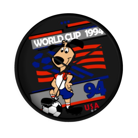 Discover Striker - USA 94 Classic Wall Clocks, Vintage Mascot World Cup Wall Clocks