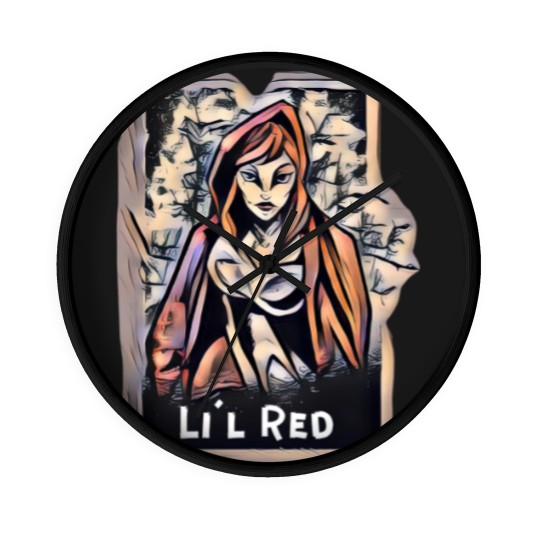Discover Li'l Red - Little Red Riding Hood - Wall Clocks