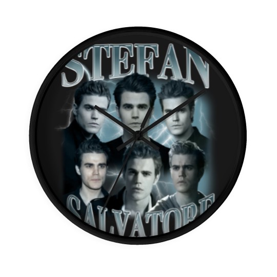 Discover Stefan Salvatore Vintage 90s Bootleg Classic Graphic Wall Clocks | Stefan Retro Bootleg Rap Wall Clocks
