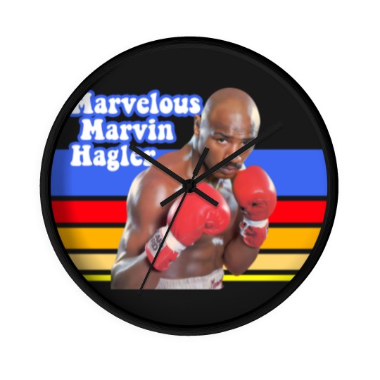 Discover Retro Marvelous Marvin Hagler Wall Clocks