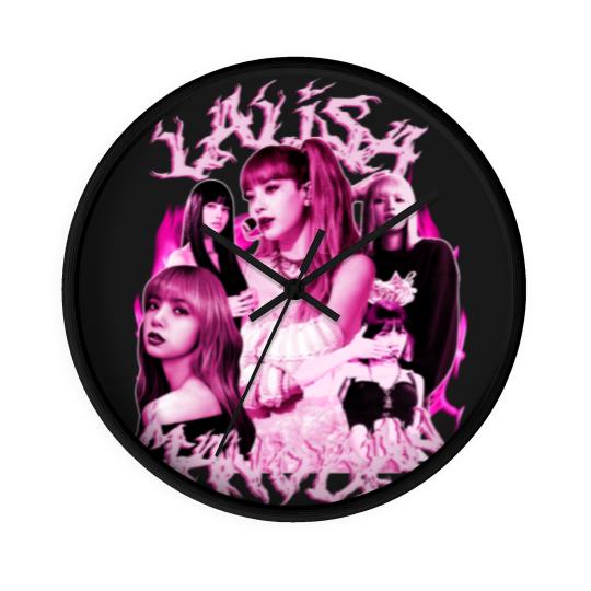 Discover Lalisa Heavy Lisa Blackpink Vintage Wall Clocks, Blackpink Lalisa Manoban Merch