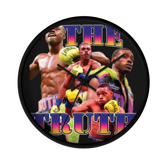 Discover Errol Spence Graphic Wall Clocks