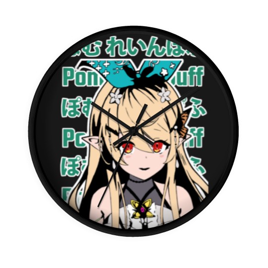 Discover Nijisanji EN Pomu Rainpuff Blush Wall Clocks