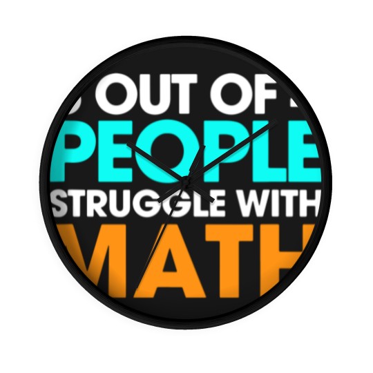 Discover 5 Out Of 4 People Struggle With Math Wall Clocks