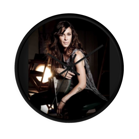 Discover Alanis Morissette Wall Clocks, Birthday Gift, 90s vintage Music Wall Clocks