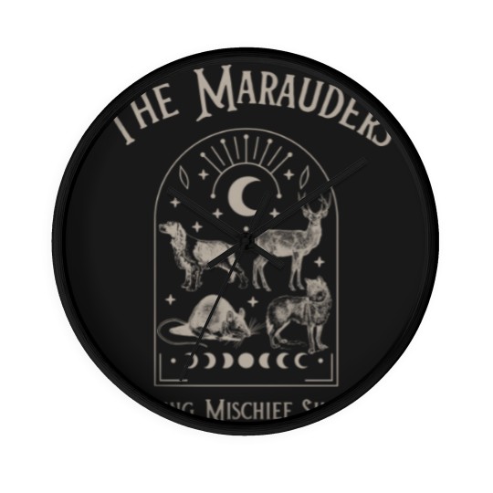 Discover Marauders Wall Clocks The Marauders Harry Fandom Magical Mischief