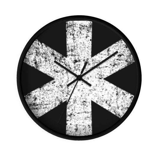Discover Asterisk Distressed - Asterisk - Wall Clocks