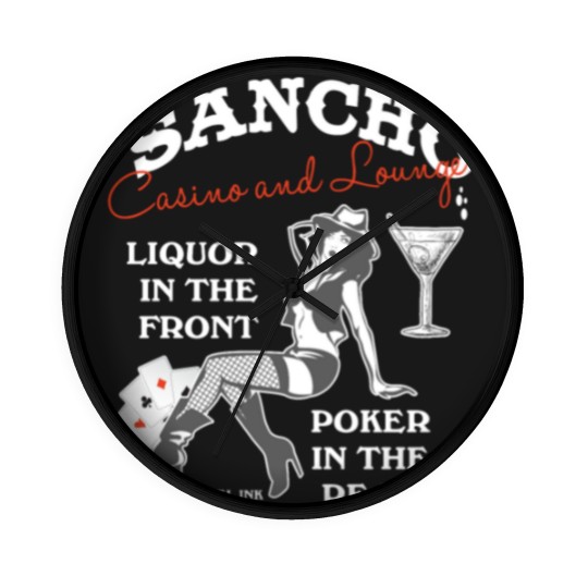 Discover Sancho casino and lounge Liquor in the front Wall Clocks
