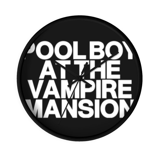 Discover Pool Boy At The Vampire Mansion Wall Clocks ,Gerard Way Wall Clocks, Mcr Gerard Way Wall Clocks