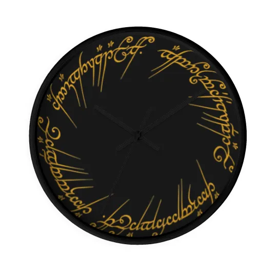 Discover Lord of the Rings the one ring Wall Clocks