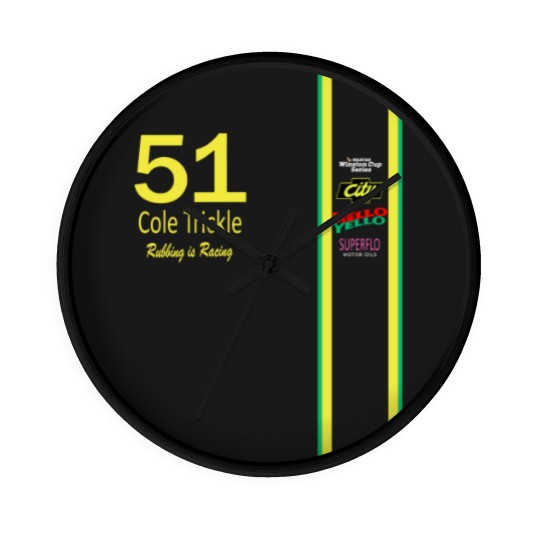 Discover Cole Trickle Days of Thunder Rubbin is racin Wall Clocks