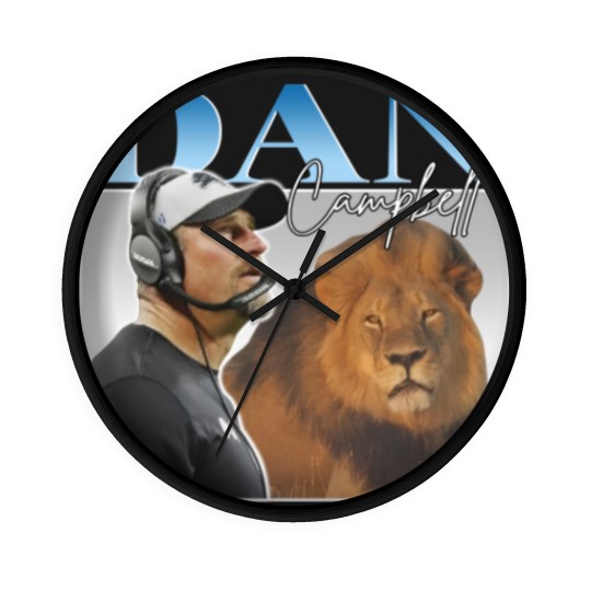 Discover Dan Campbell Wall Clocks, Football Wall Clocks, Classic 90s Graphic Wall Clocks