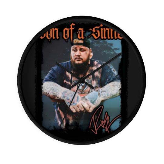 Discover Jelly Roll 2023 Tour Wall Clocks, Jelly Roll Backroad Baptism 2023 Tour Wall Clocks