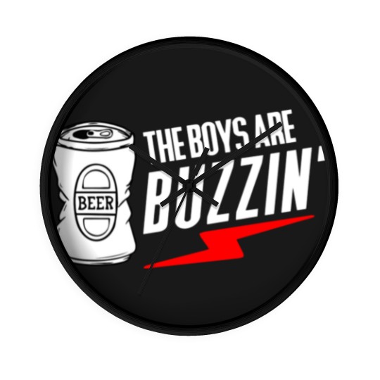 Discover The Boys Are Buzzin Hanging With The Boys Wall Clocks