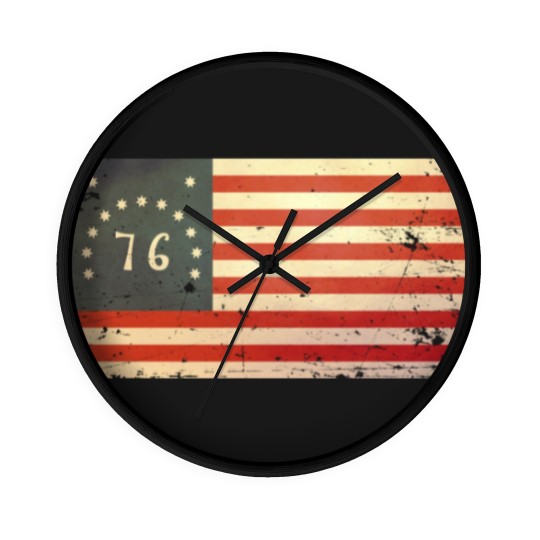Discover USA Bennington Flag - Vintage - Usa - Wall Clocks