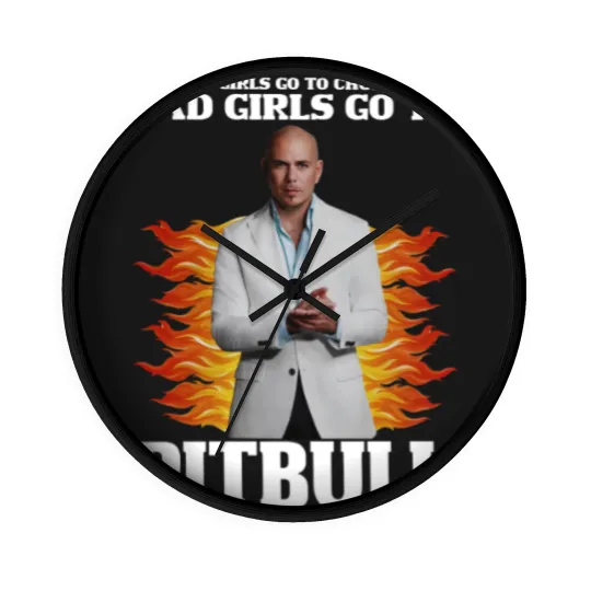 Discover Pitbull Wall Clocks, Good Girls Go To Church Bad Girls Go To Pitbull Wall Clocks