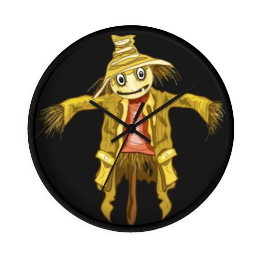 Discover Shades Of A Scarecrow Wall Clocks