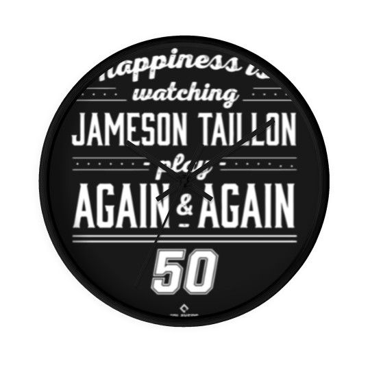 Discover Happiness Is Watching Jameson Taillon Wall Clocks