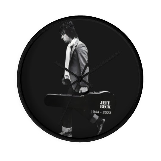 Discover RIP Jeff Beck 1944 - 2023 Wall Clocks