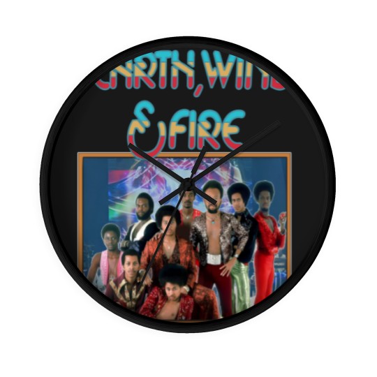 Discover Earth Wind and Fire Vintage Wall Clocks, Earth Wind and Fire Wall Clocks, Earth Wind and Fire 80s Vintage Homage Wall Clocks