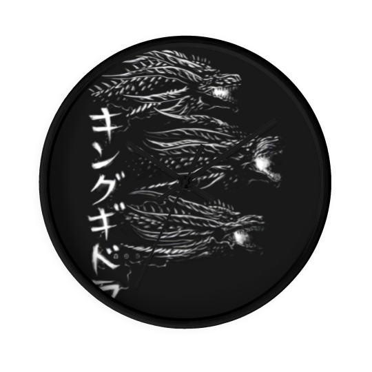 Discover Waterbrushed Dark Three-Headed Villain 2019 - Ghidorah - Wall Clocks