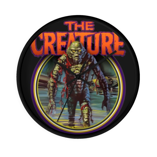 Discover 50s horror v2 - Halloween Gifts - Wall Clocks