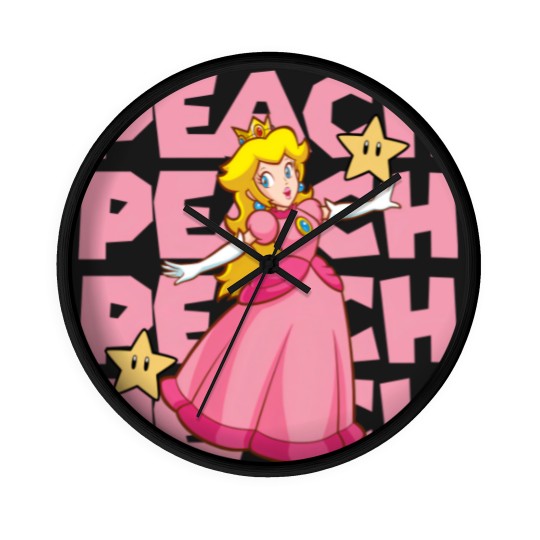 Discover Princess Peach Wall Clocks,Princess Peach Love Heart Wall Clocks