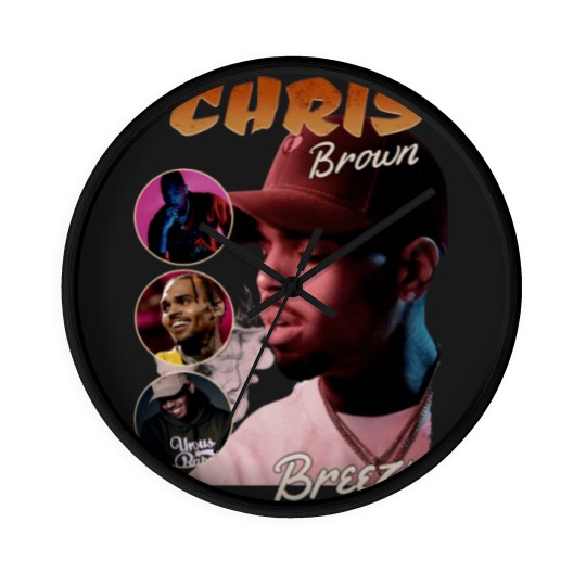 Discover Chris Brown Under The Influence Tour Cotton Wall Clocks