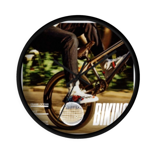 Discover Biking Frank Ocean Jay-Z Tyler The Creator Song Graphic Wall Clocks Wall Clocks