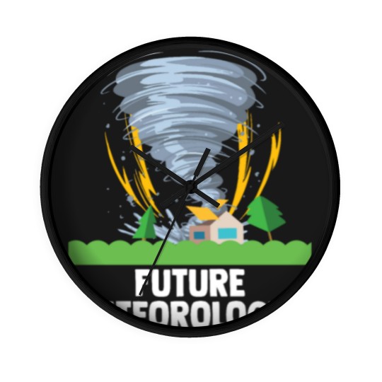 Discover Future Meteorologist Weather Forecaster Wall Clocks