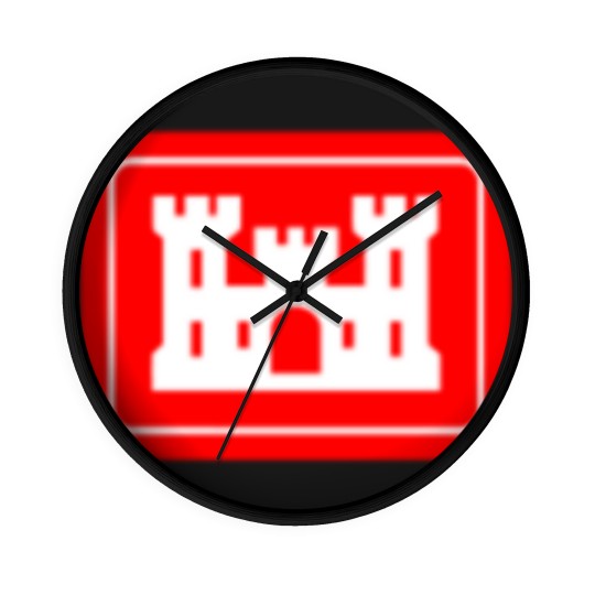 Discover United States Army Corps Of Engineers Dod Patch Wall Clocks